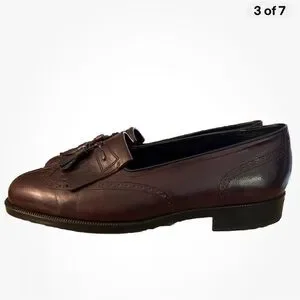 Florsheim | Shoes | Florsheim Burgundy Wingtip Loafers Slip  display picture 1